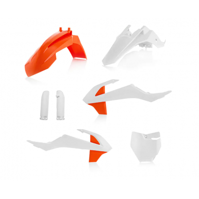 Σετ πλαστικά μοτοσυκλέτας ACERBIS για KTM SX65 19-24; GasGas MC65 21-23 Orange/White